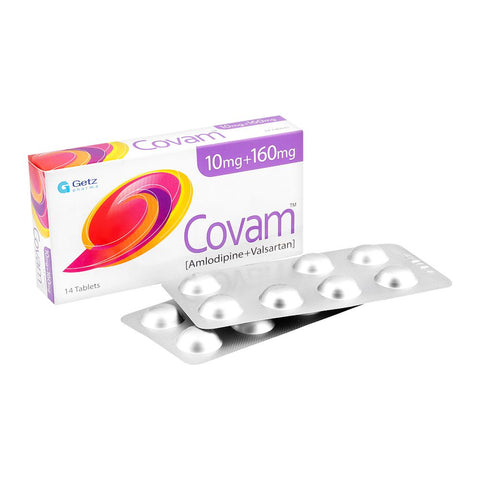 Getz Pharma Covam Tablet, 10mg + 160mg, 14-Pack product image 2 - Bolanclinic