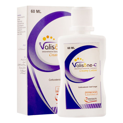 Crystolite Pharmaceuticals Valisone-C Creamy Lotion, 60ml product image - Bolanclinic