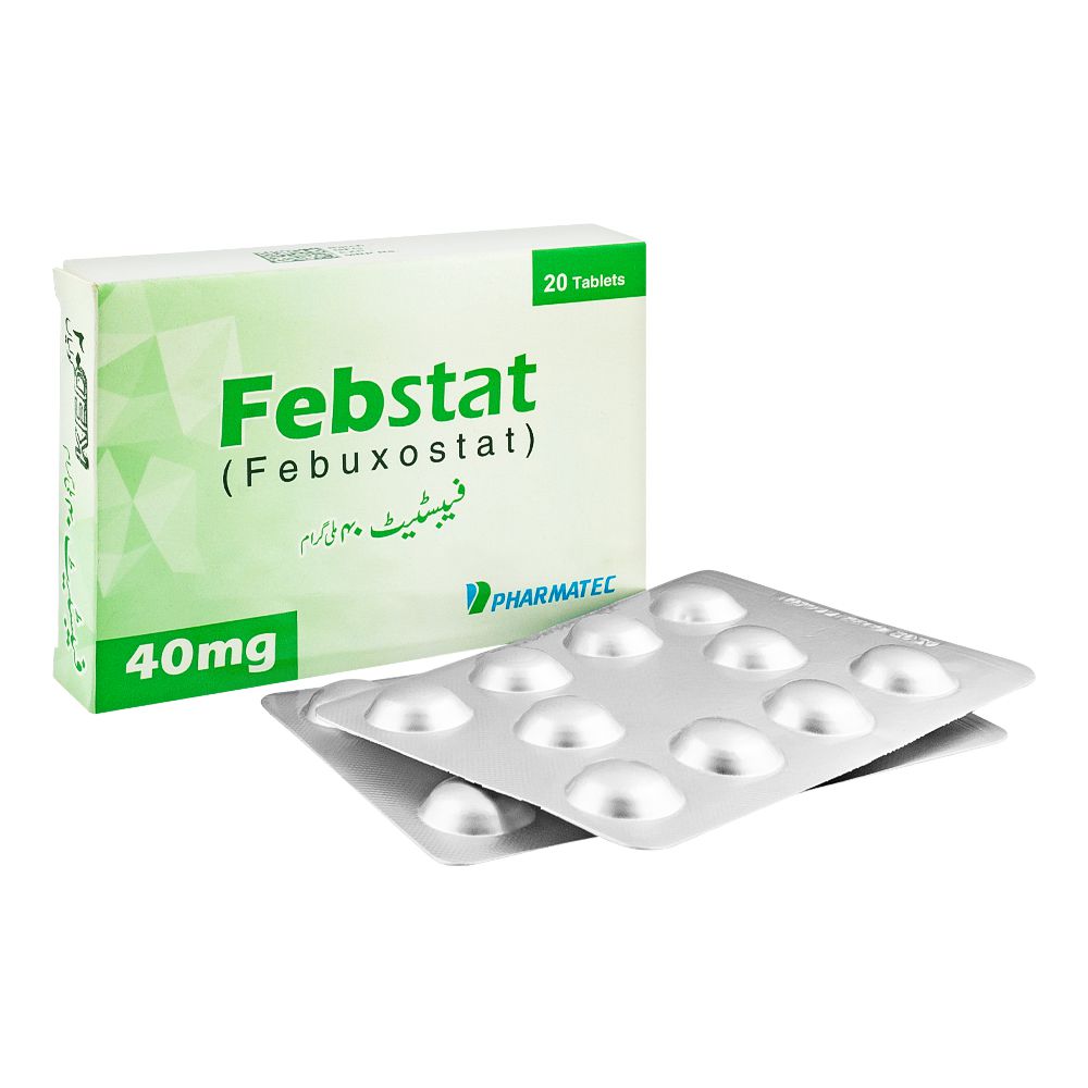 Pharmatec Febstat Tablet, 40mg, 20-Pack product image - Bolanclinic