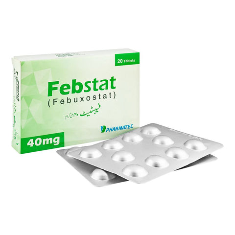 Pharmatec Febstat Tablet, 40mg, 20-Pack product image - Bolanclinic