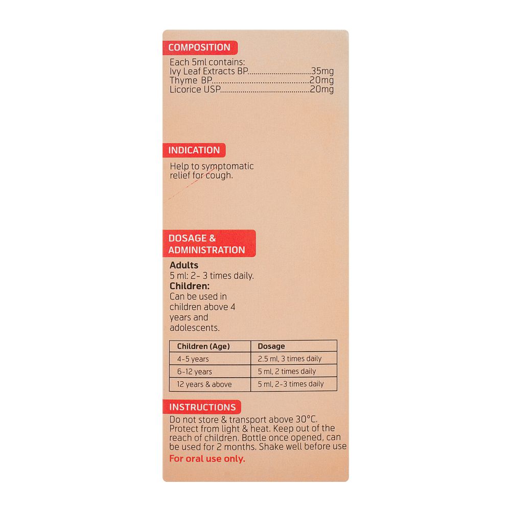 ATCO Laboratories Bronkal Syrup, 60ml product image 4 - Bolanclinic