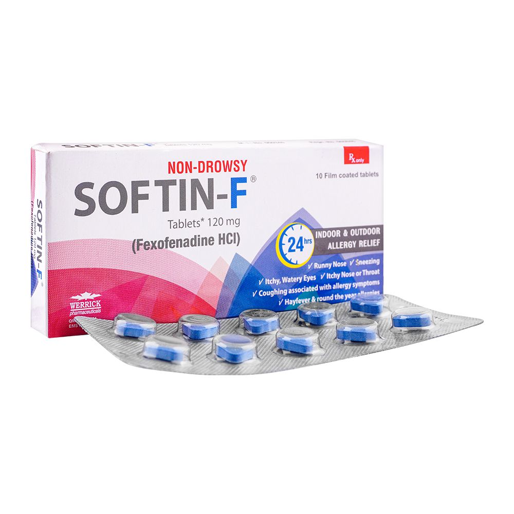 Werrick Pharmaceuticals Softin-F Tablet, 120mg, 10-Pack product image - Bolanclinic