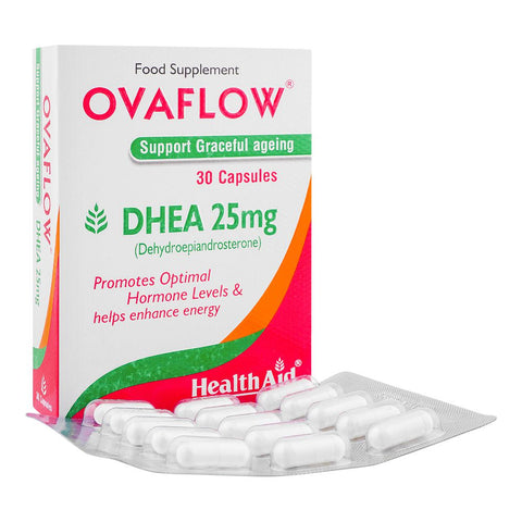 Nutra Zone Healthcare Ovaflow Dhea Capsule, 25mg, 30-Pack product image - Bolanclinic