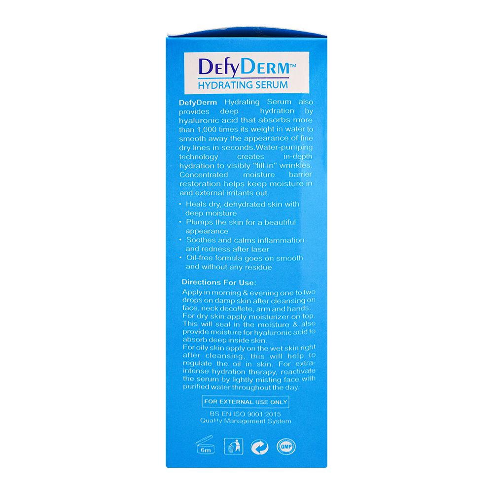 Safrin Skin Care Defyderm Hydrating Serum, 50ml product image 4 - Bolanclinic