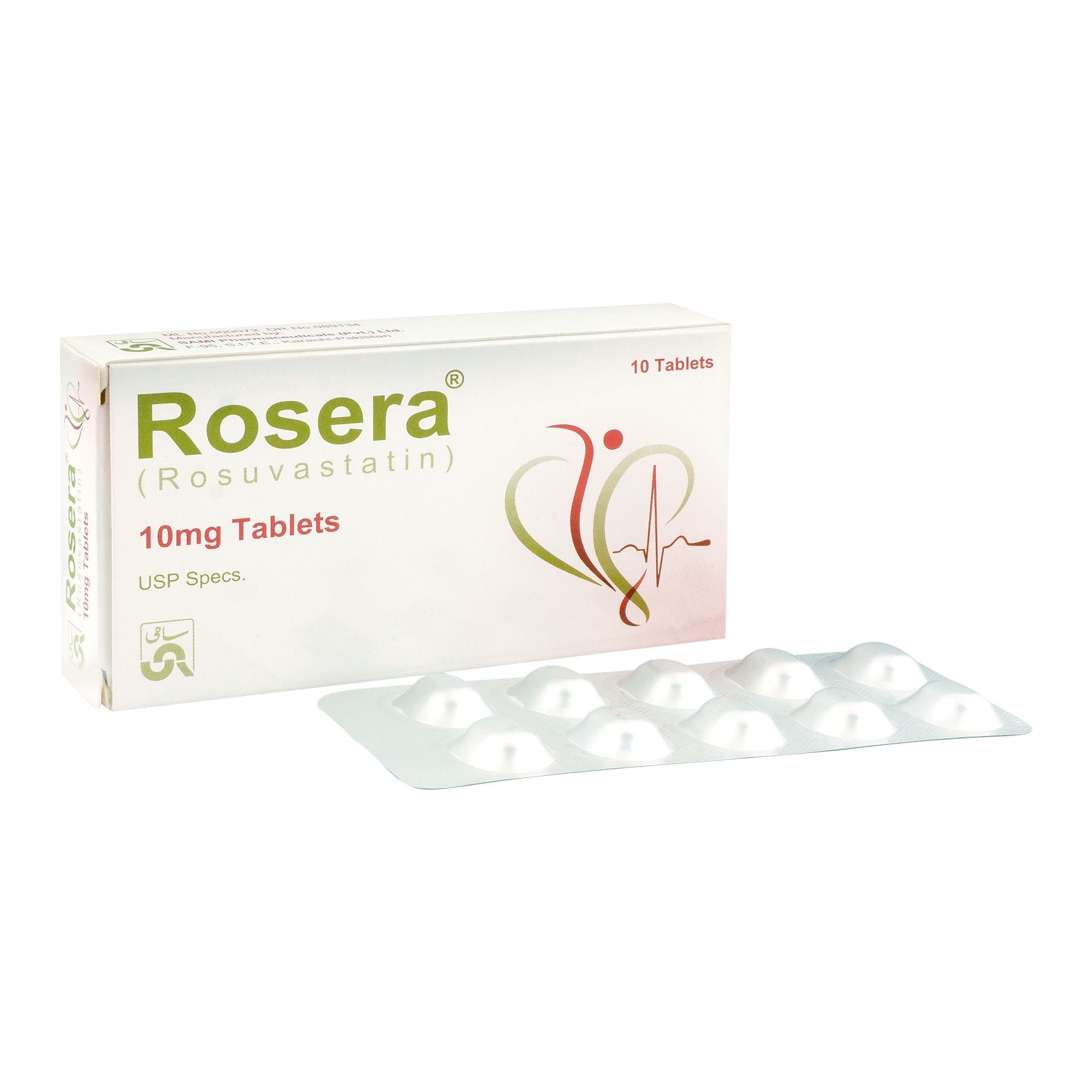 Sami Pharmaceuticals Rosera Tablet, 10mg, 10-Pack product image - Bolanclinic