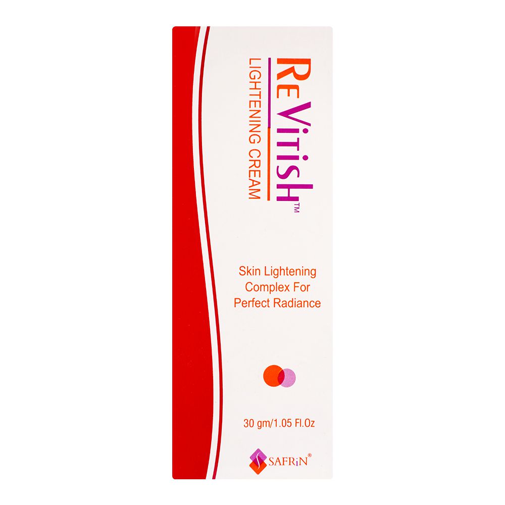 Safrin Skin Care Revitish Lightening Cream, 30g product image 2 - Bolanclinic