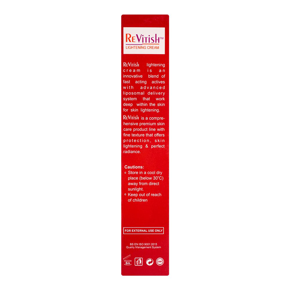 Safrin Skin Care Revitish Lightening Cream, 30g product image 4 - Bolanclinic