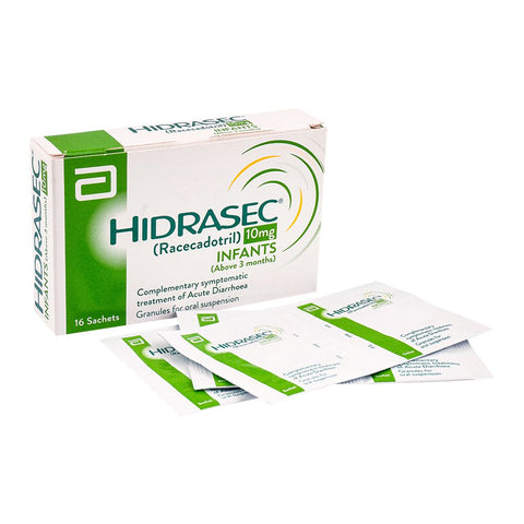 Abbott Hidrasec Infants Sachet, 10mg, 16-Pack product image - Bolanclinic