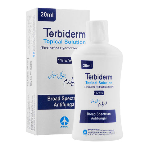 ATCO Laboratories Terbiderm Topical Solution, 20ml product image - Bolanclinic
