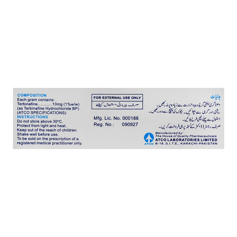 ATCO Laboratories Terbiderm Topical Solution, 20ml product image 2 - Bolanclinic