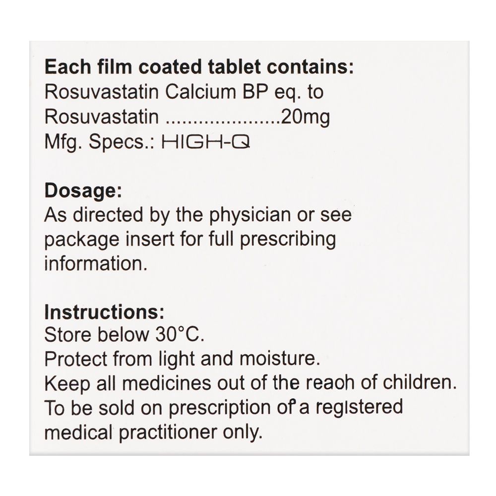 High-Q Pharmaceuticals Fortius Tablet, 20mg, 10-Pack product image 3 - Bolanclinic
