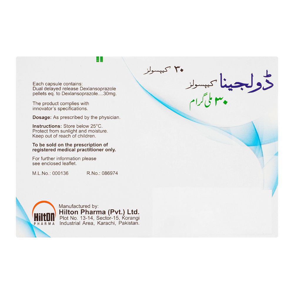 Hilton Pharma Dolgina Capsule, 30mg, 30-Pack product image 2 - Bolanclinic