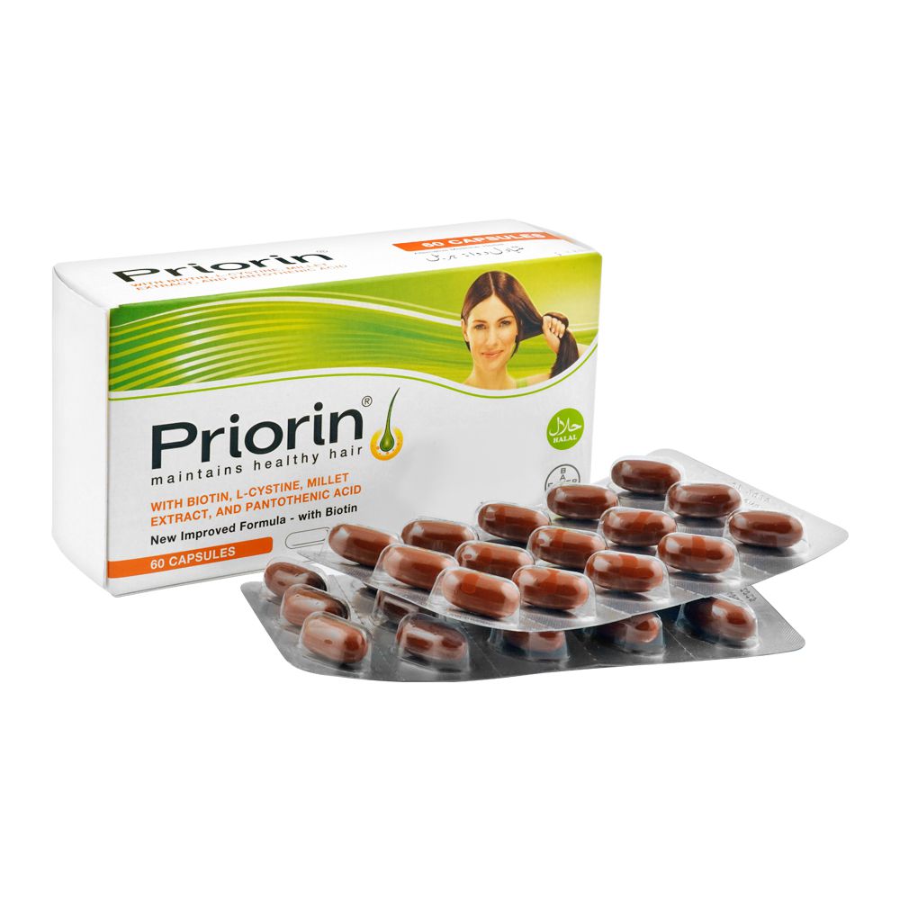 Bayer Pharmaceuticals Priorin Capsule, Maintains Healthy Hair, 60-Pack product image - Bolanclinic
