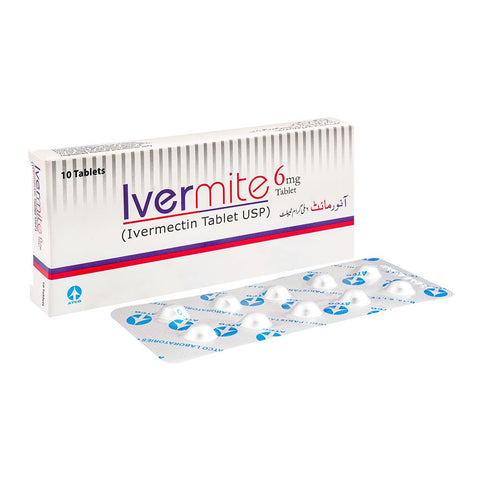 ATCO Laboratories Ivermite Tablet, 6mg, 10-Pack product image - Bolanclinic