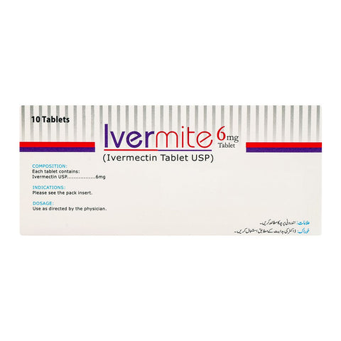 ATCO Laboratories Ivermite Tablet, 6mg, 10-Pack product image 2 - Bolanclinic