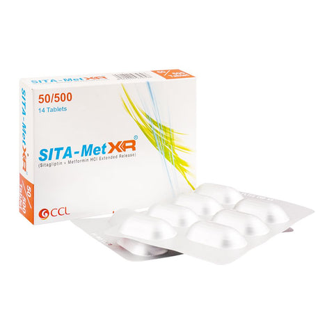 CCL Pharmaceuticals Sita-Met XR Tablet, 50/500mg, 14-Pack product image - Bolanclinic