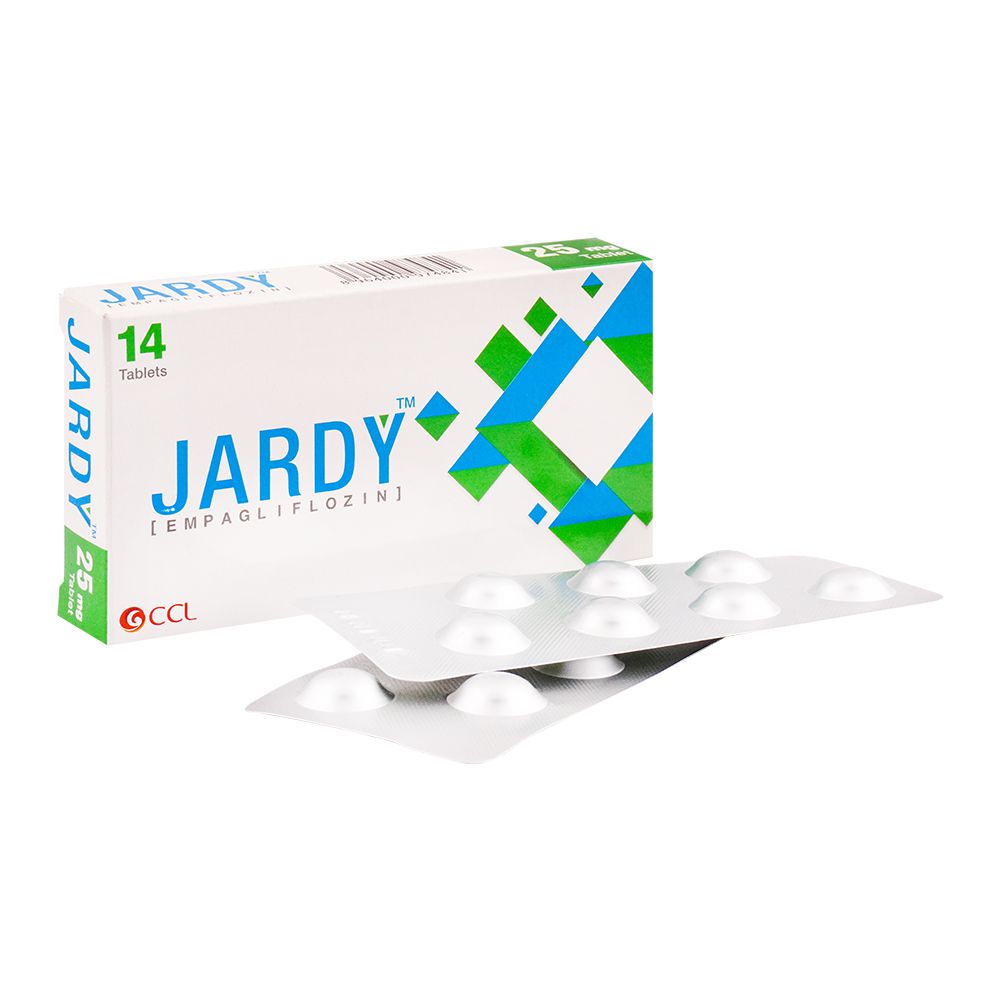 CCL Pharmaceuticals Jardy Tablet, 25mg, 14-Pack product image - Bolanclinic