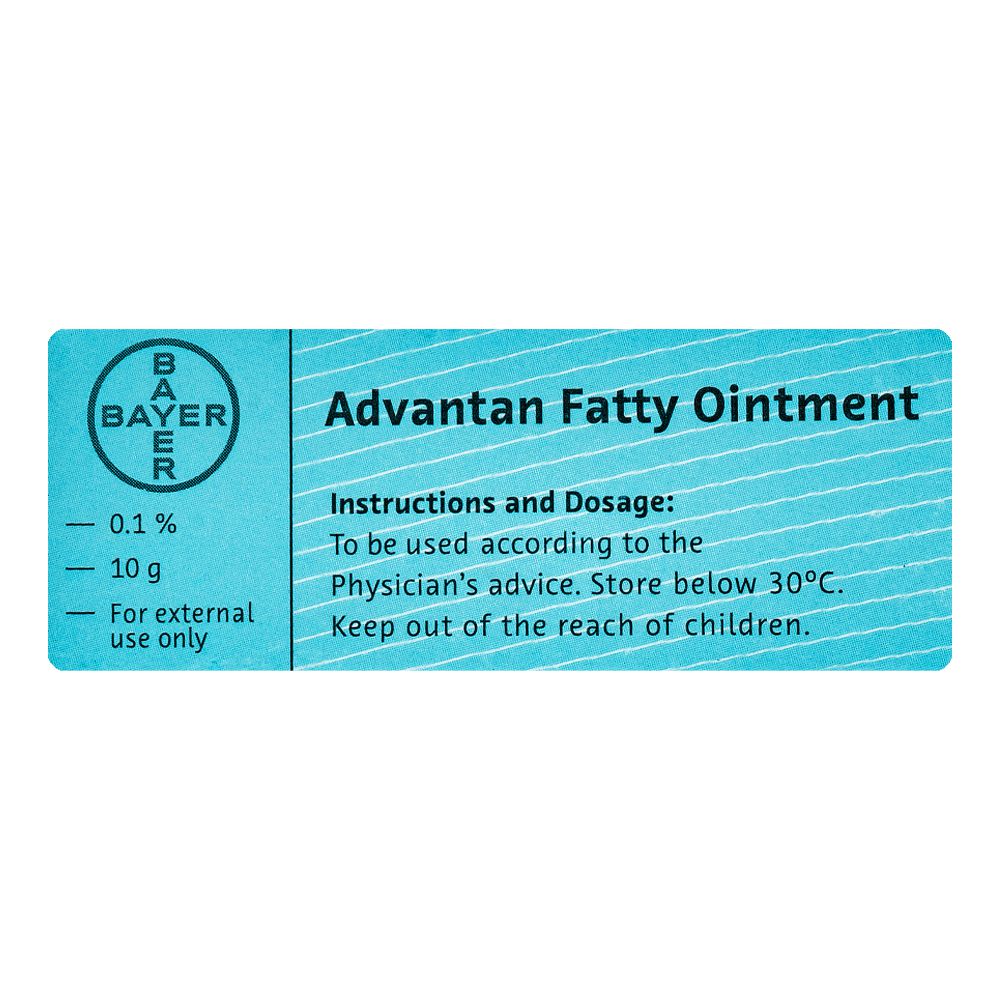 Bayer Pharmaceuticals Advantan Fatty Ointment, 10g product image 4 - Bolanclinic