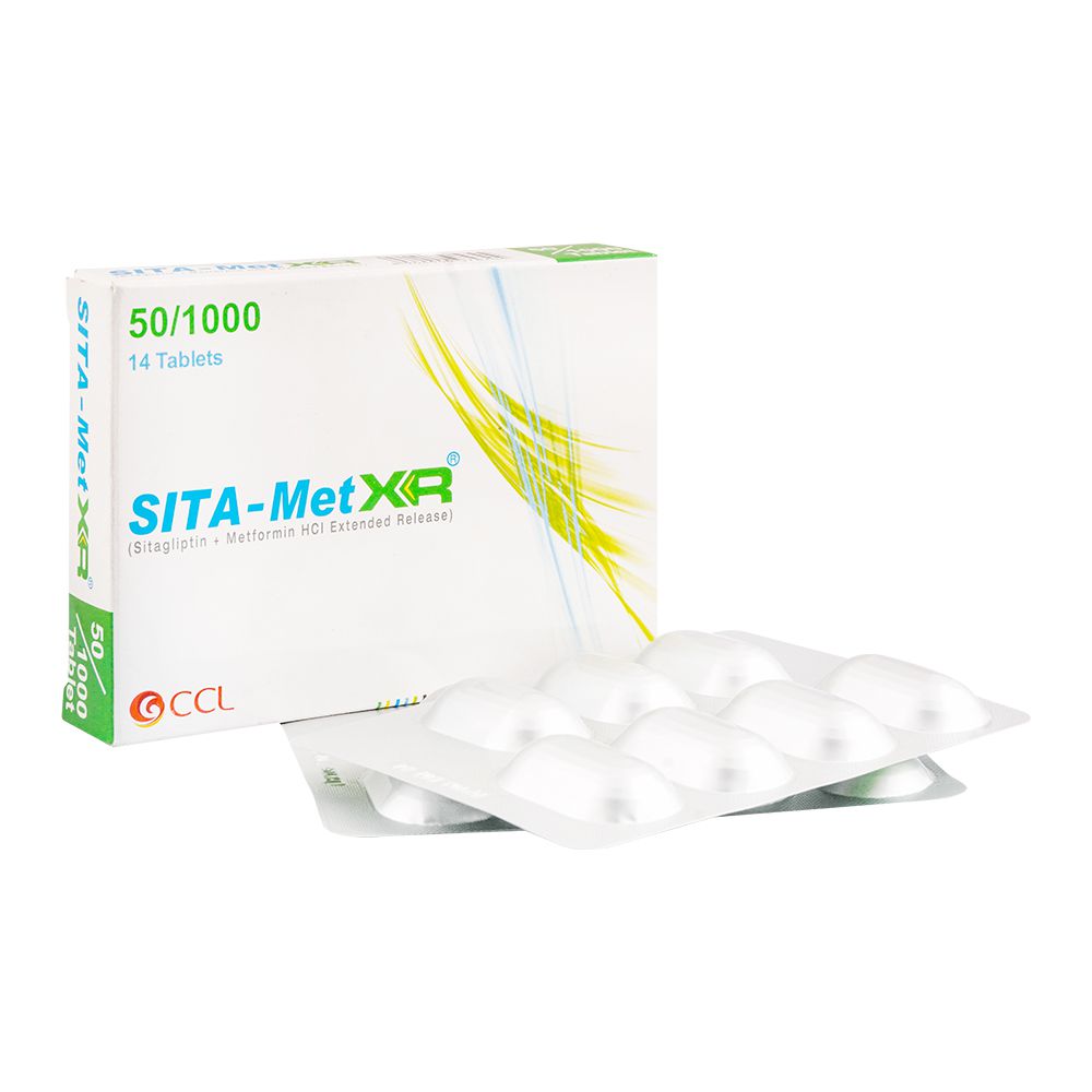 CCL Pharmaceuticals Sita-Met XR Tablet, 50/1000mg, 14-Pack product image - Bolanclinic
