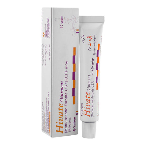 Saffron Pharmaceuticals Hivate Ointment, 10g product image - Bolanclinic