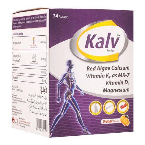 CCL Pharmaceuticals Kalv Sachet, Orange Flavor, 14-Pack product image - Bolanclinic