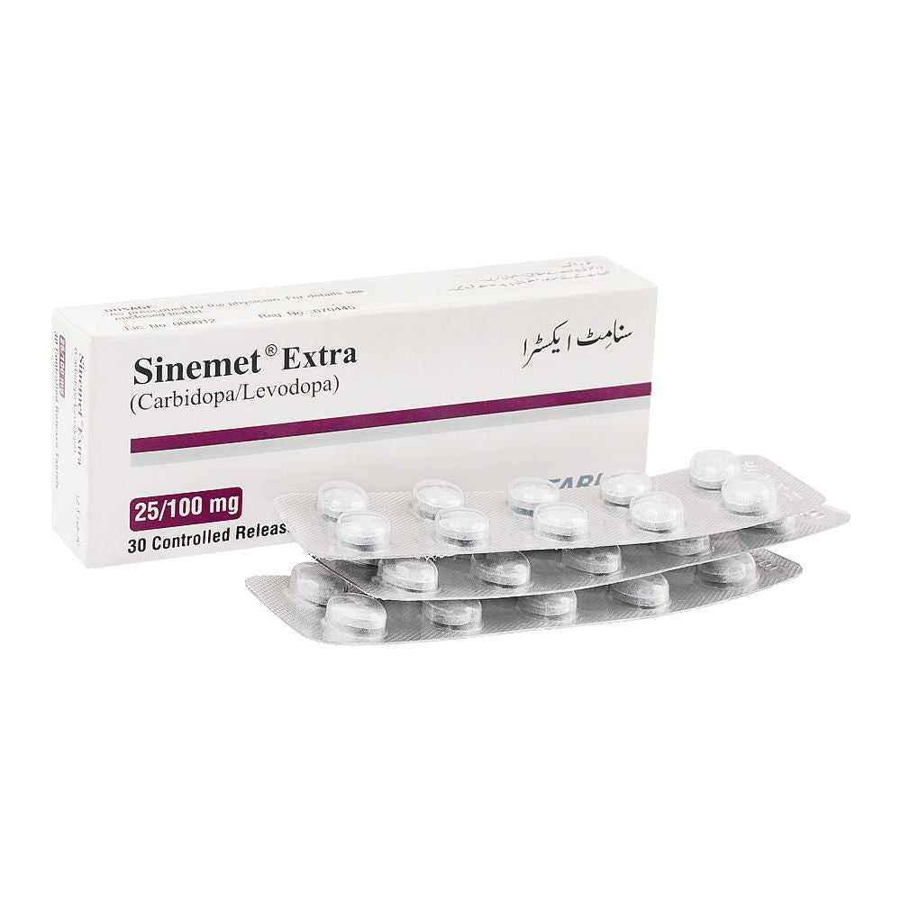 Searle Sinemet Extra Tablet, 25/100mg, 30-Pack product image - Bolanclinic