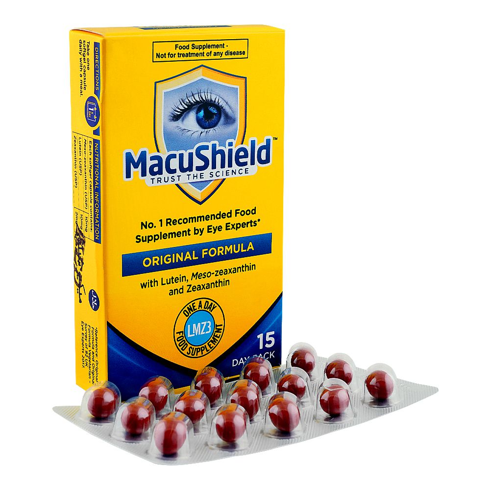 AGP Pharma MacuShield Capsule, 15-Pack product image - Bolanclinic