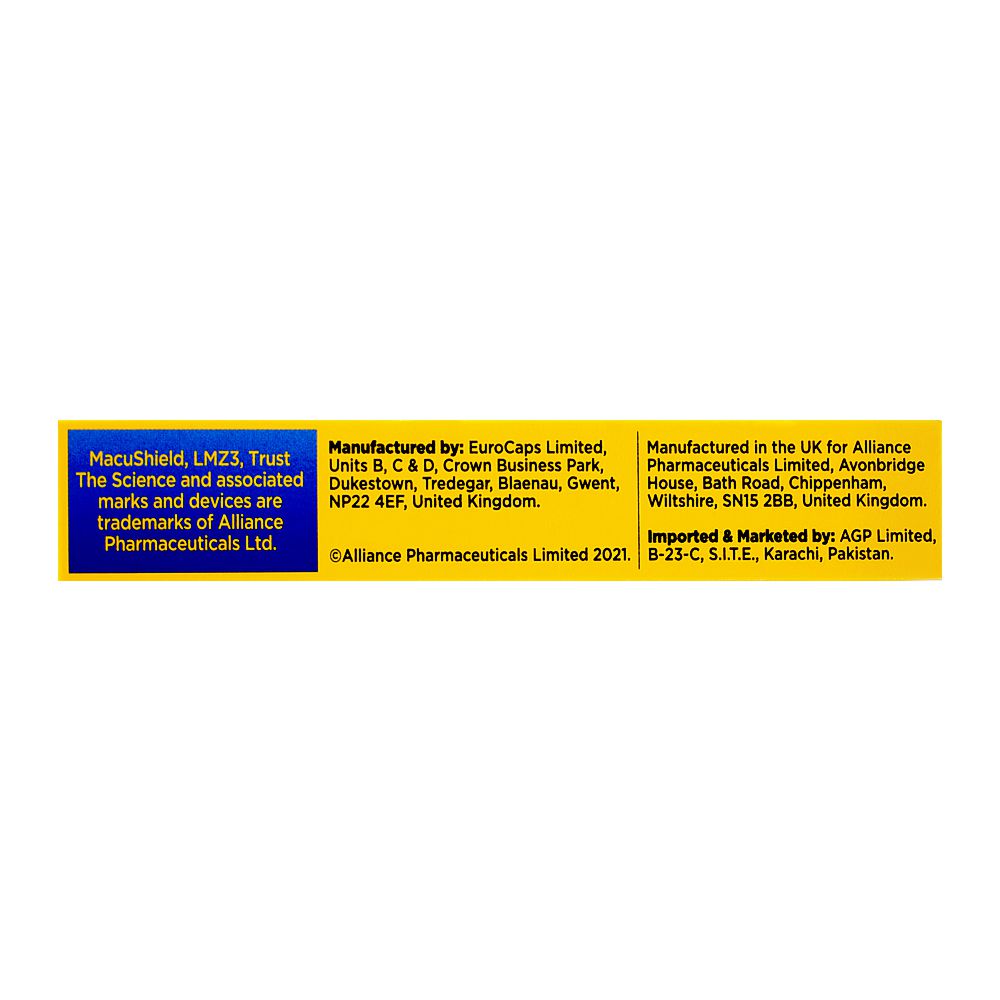 AGP Pharma MacuShield Capsule, 15-Pack product image 4 - Bolanclinic