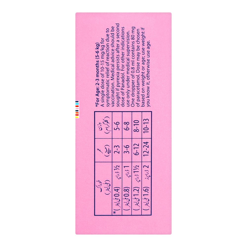 GSK Children's Panadol Infant Drops Sugar-Free, 30ml product image 5 - Bolanclinic