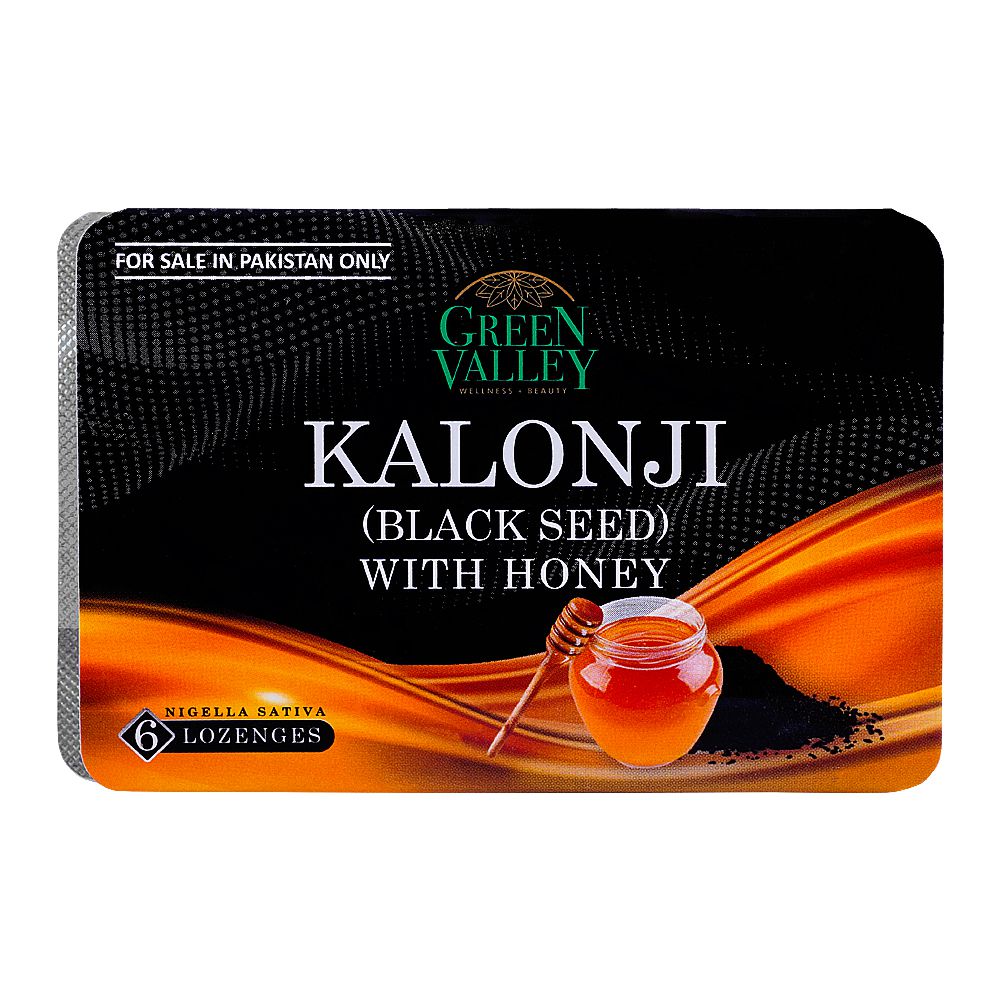 Green Valley Black Seed With Honey Lozenges, 6-Pack product image - Bolanclinic