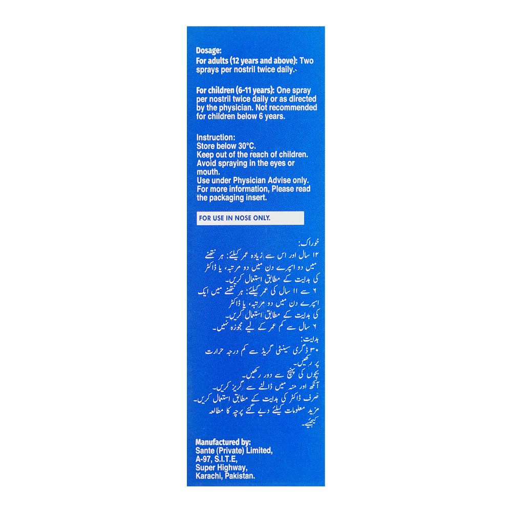 Sante Pharma Olonase Nasal Spray, 15ml product image 2 - Bolanclinic