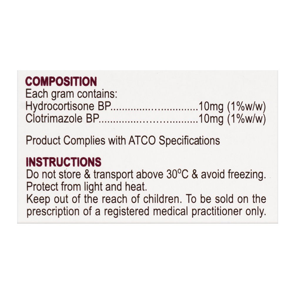 ATCO Laboratories Curezole Cream, 15g product image 2 - Bolanclinic