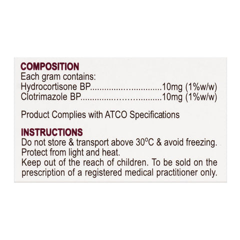 ATCO Laboratories Curezole Cream, 15g product image 2 - Bolanclinic