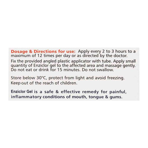 Enziclore Anti-Inflammatory & Analgesic Gel, 50gm product image 4 - Bolanclinic