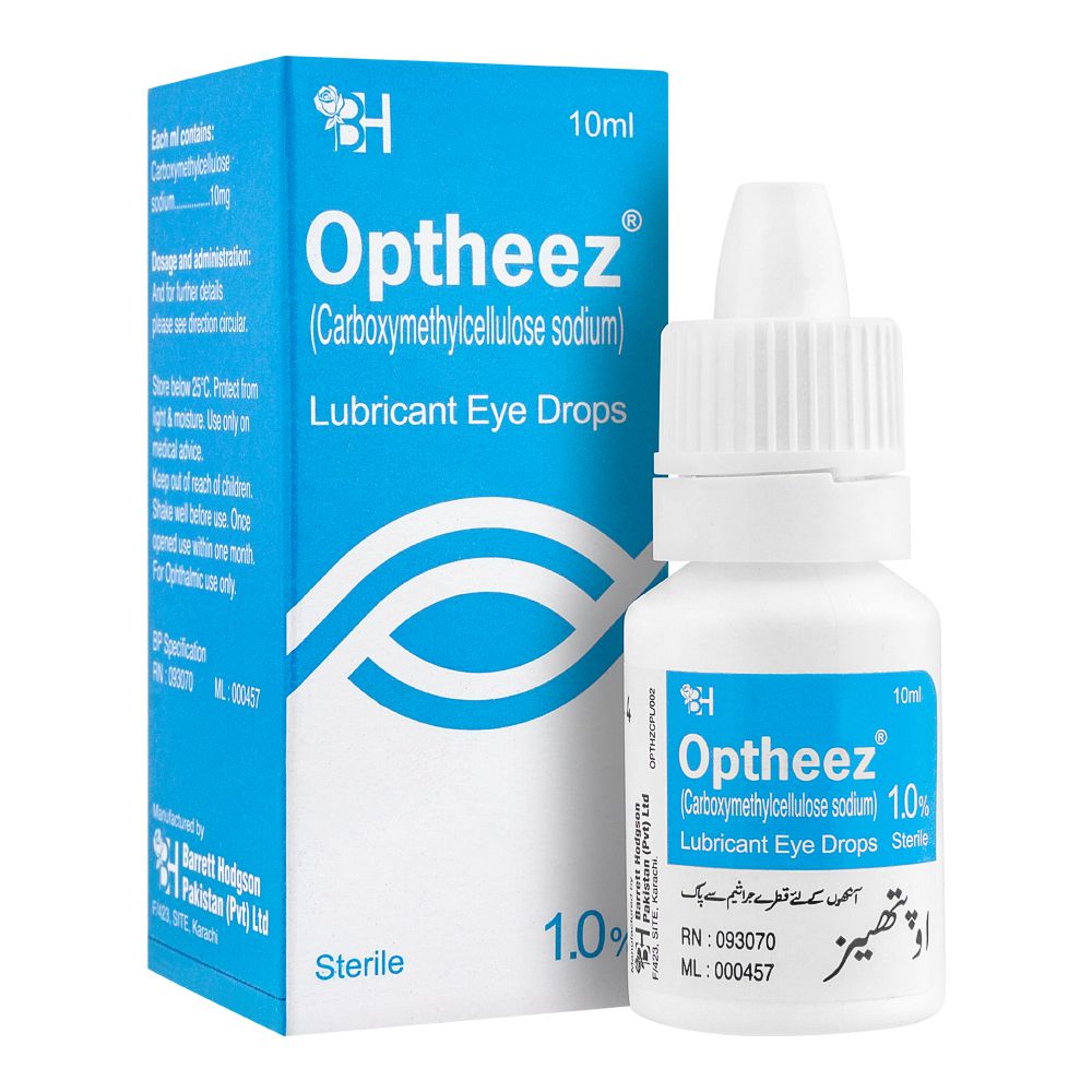 Barrett Hodgson Optheez Lubricant Eye Drops, 10ml product image - Bolanclinic