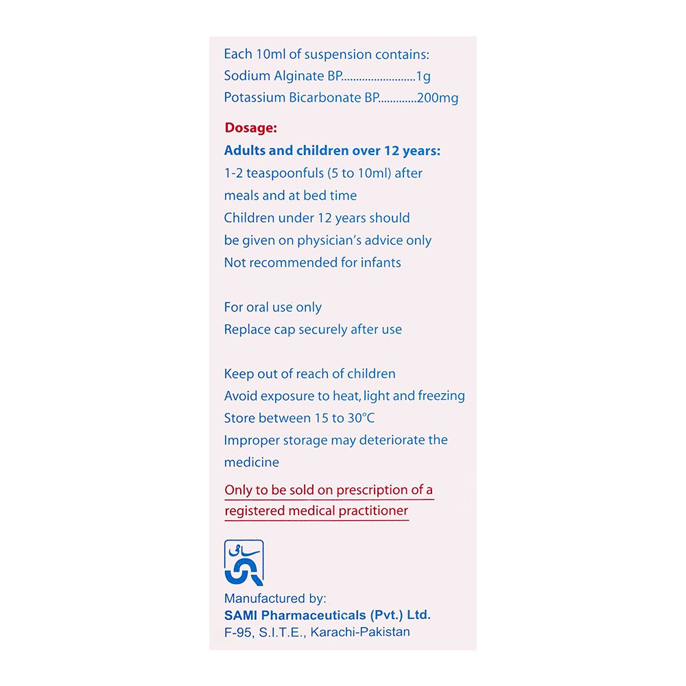 Sami Pharmaceuticals Lagita Advance Sugar Free, 120ml product image 2 - Bolanclinic