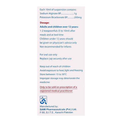 Sami Pharmaceuticals Lagita Advance Sugar Free, 120ml product image 2 - Bolanclinic