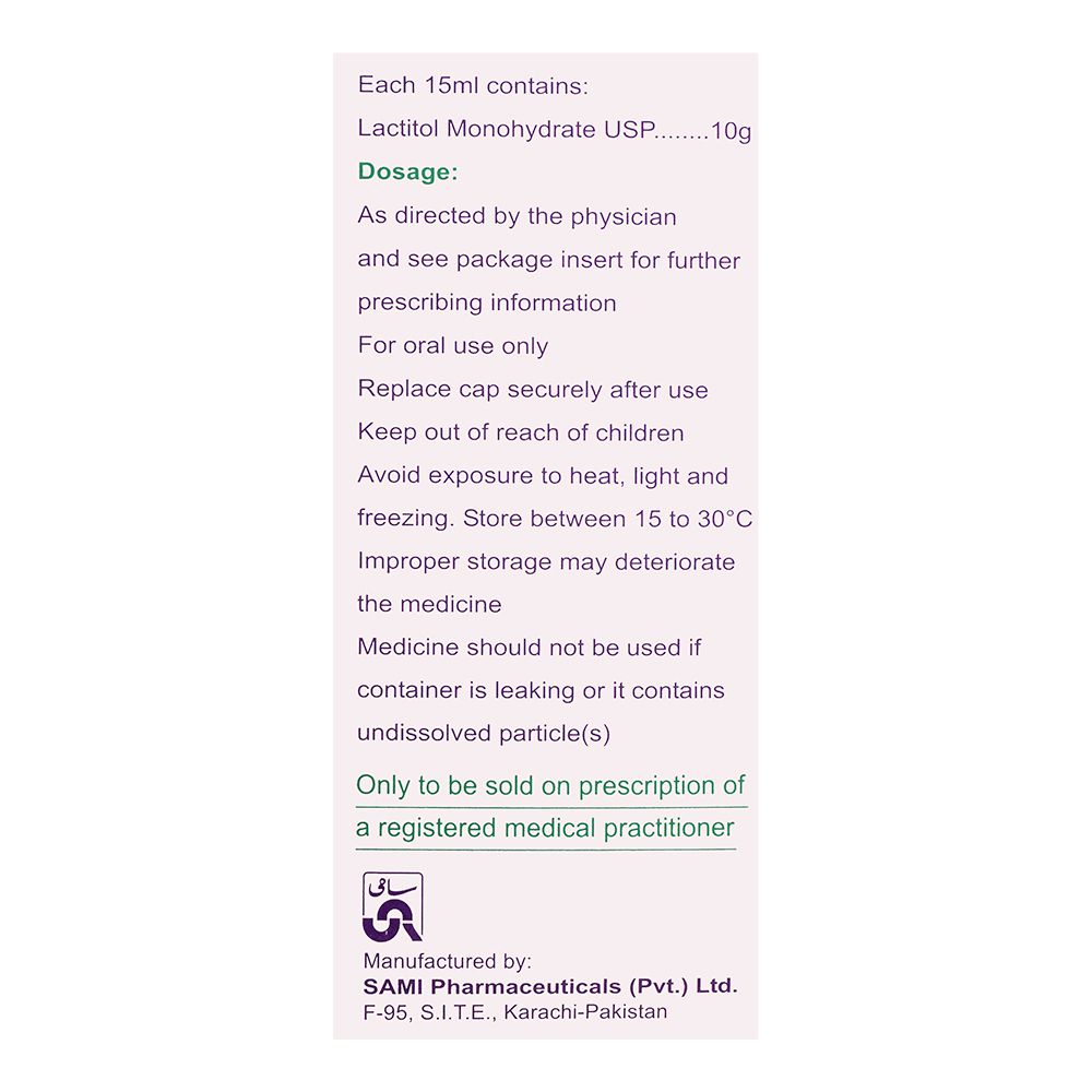 Sami Pharmaceuticals Lacasil 10g/15ml Syrup, 120ml product image 2 - Bolanclinic
