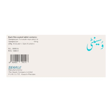 Searle Vocinti Tablet, 10mg, 14-Pack product image 2 - Bolanclinic