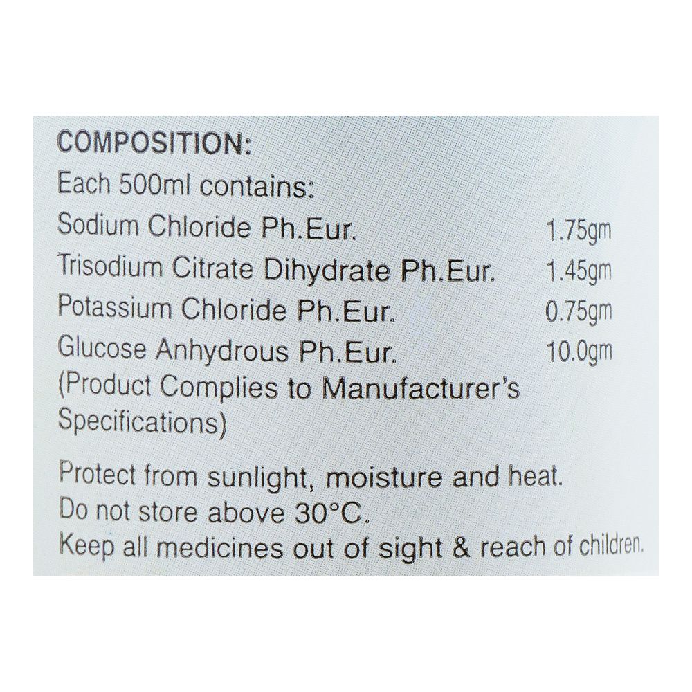 Searle Peditral Liquid Regular Oral Rehydration Solution, 500ml product image 4 - Bolanclinic