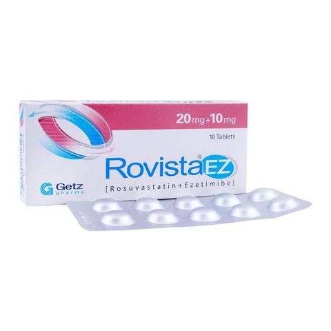 Getz Pharma Rovista EZ Tablet, 20mg + 10mg, 10-Pack product image - Bolanclinic