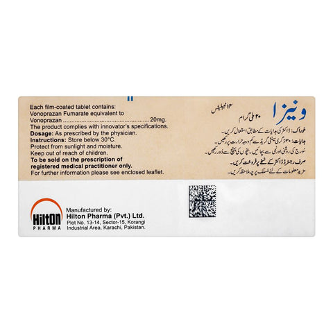 Hilton Pharma Voniza Tablet, 20mg, 14-Pack product image 2 - Bolanclinic