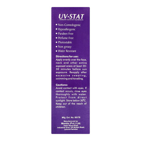 Deu Tech UV-Stat SC Sebum Control Sunblock, For Oily, Acne Prone & Normal Skin, 30g product image 2 - Bolanclinic