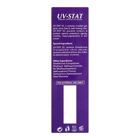 Deu Tech UV-Stat SC Sebum Control Sunblock, For Oily, Acne Prone & Normal Skin, 30g product image 3 - Bolanclinic