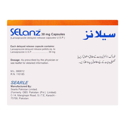 Searle Selanz Capsules, 30mg, 14-Pack product image 2 - Bolanclinic