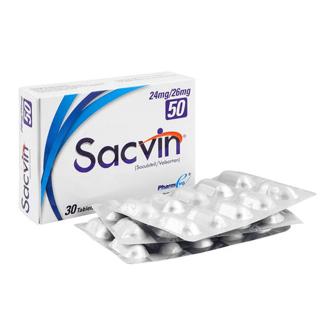PharmEvo Sacvin 50, 24mg/26mg Tablets, 30-Pack product image - Bolanclinic