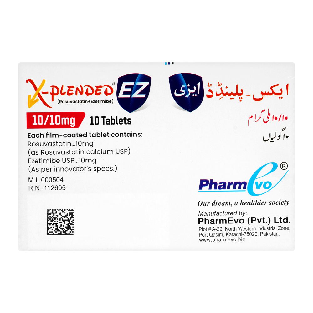 PharmEvo X-Plended EZ Tablet, 10mg/10mg, 10-Pack product image 2 - Bolanclinic