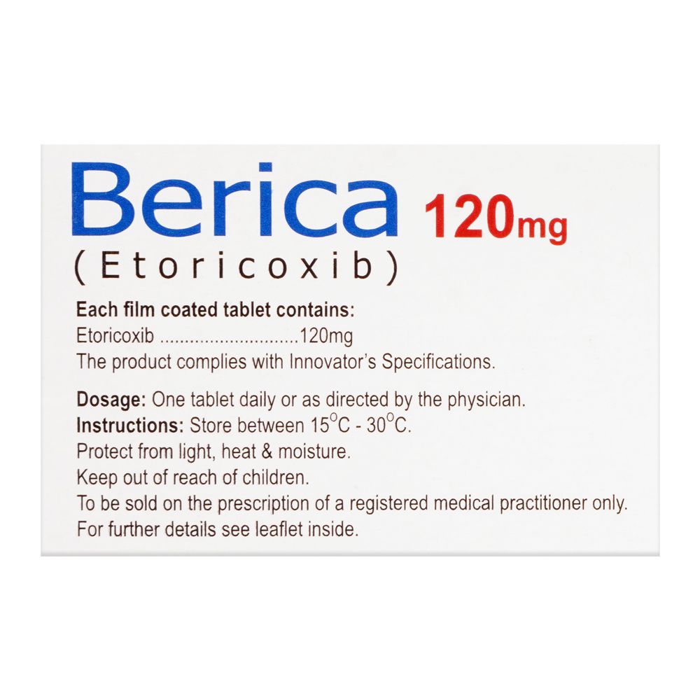 S.J. & G. Berica Tablet, 120mg, 7-Pack product image 3 - Bolanclinic