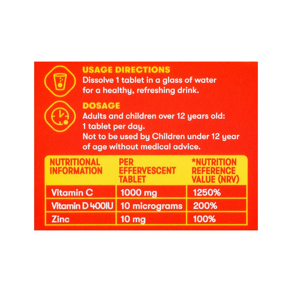 Bayer Pharmaceuticals Redoxon Triple Action Orange Flavour Tablets, 15-Pack product image 4 - Bolanclinic