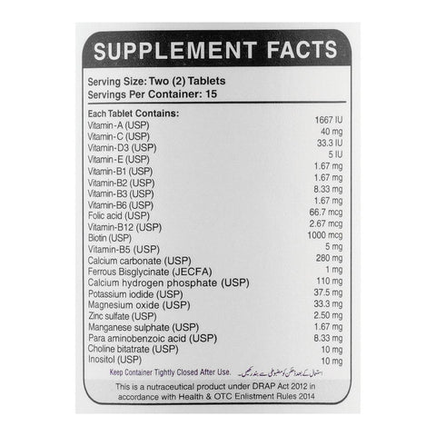 Herbiotics Herbifactor 2000mcg Biotin, For Lustrous Hair, Radiant Skin & Strong Nails, Dietary Supplement, 30-Pack product image 3 - Bolanclinic